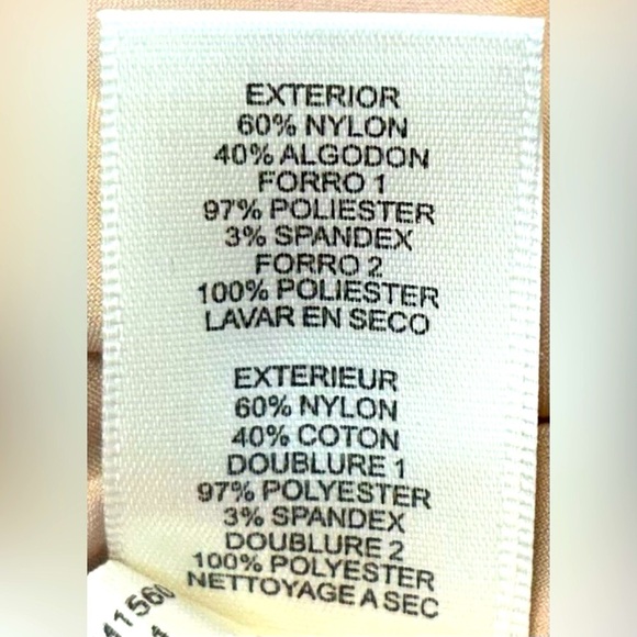 Eliza J Navy Blue Lace Over Nude Dress with Bell Sleeves, Size Medium (10) - Picture 13 of 15